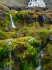 Iceland. Waterfall Dynjandi in Borgarfjordur during autumn. Art Print
